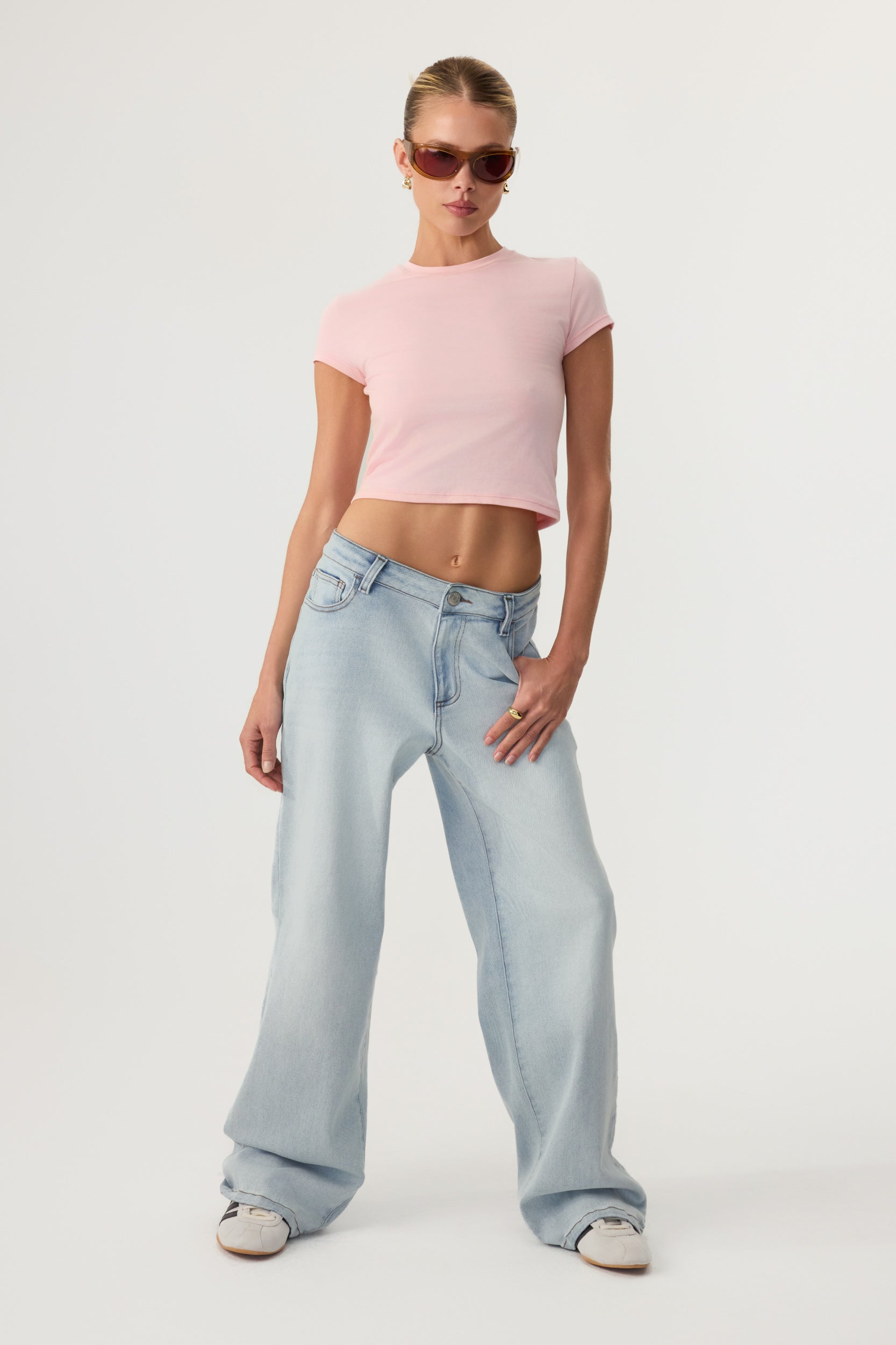 Essential Baby Tee Pink - Eco-Certified