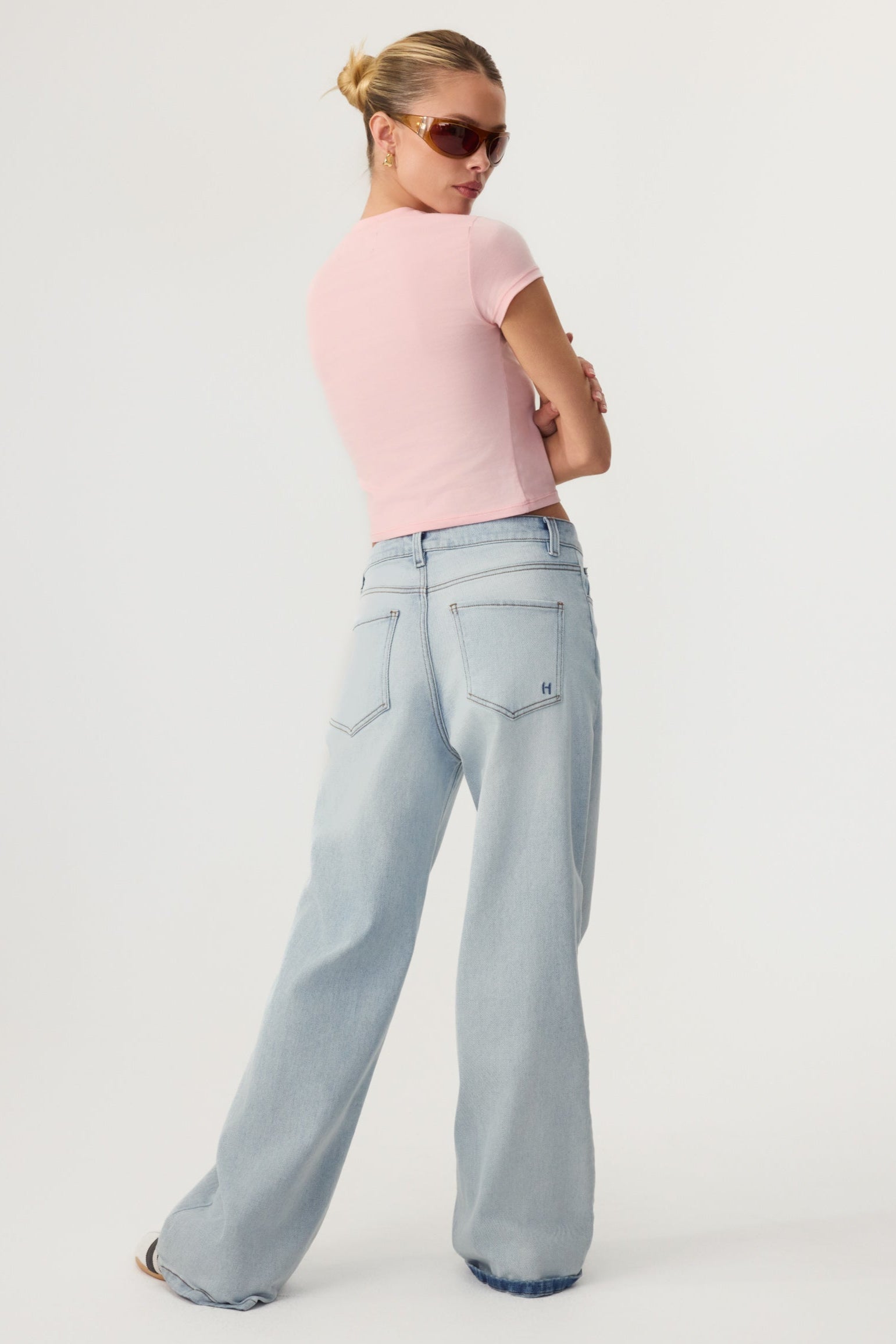 HYPEACH Wide Leg Denim Light Wash- Eco-Certified