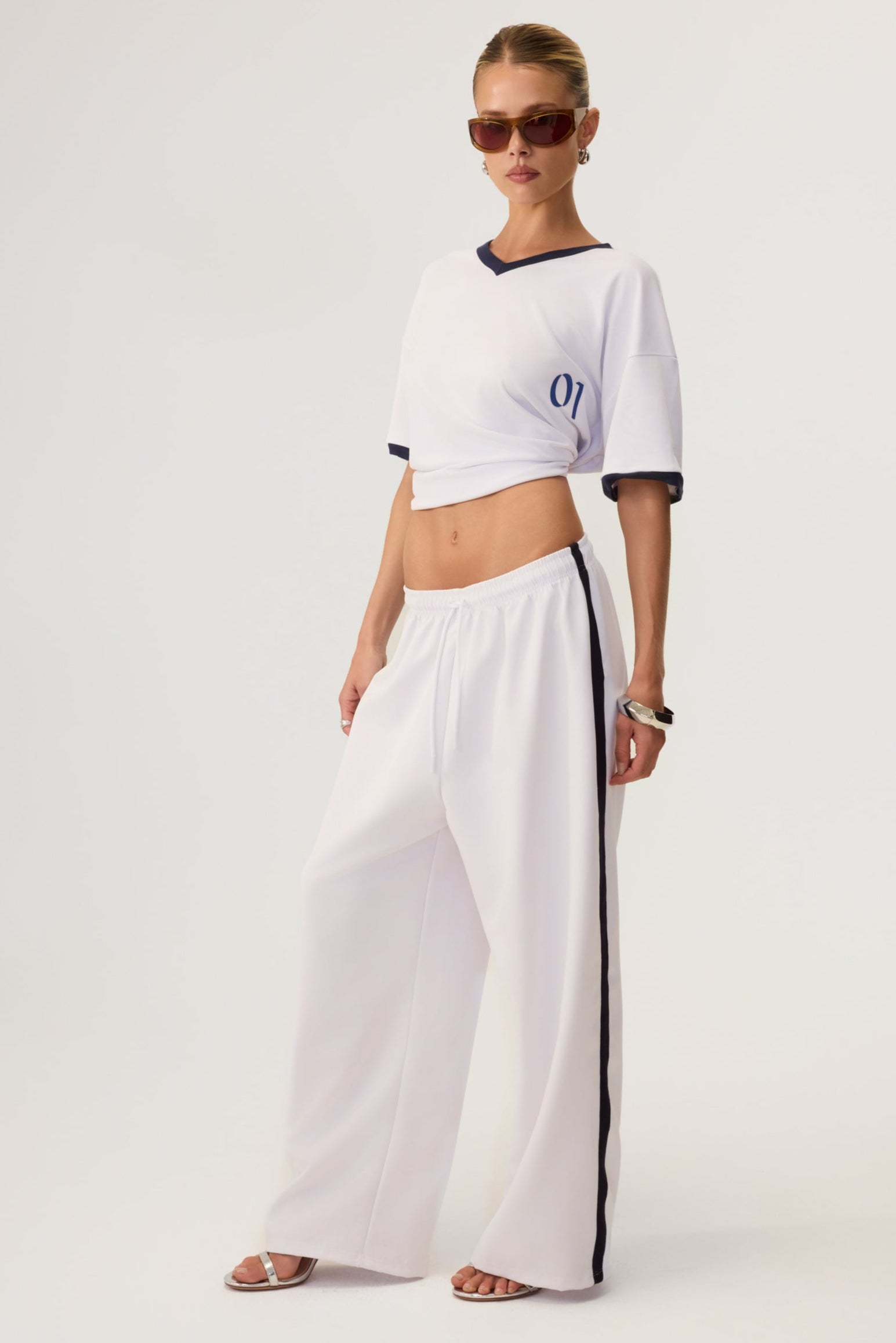 Rugby Jersey Top White - Eco-Certified