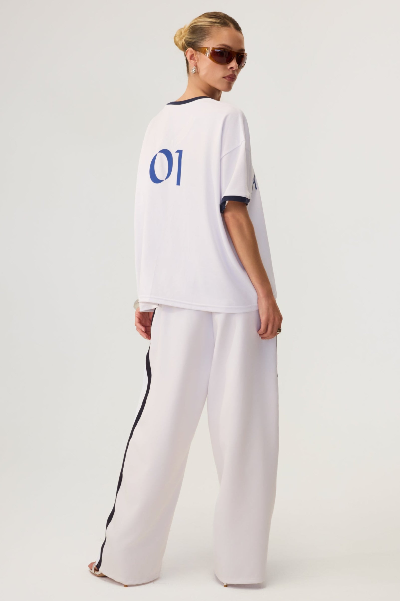 Rugby Jersey Top White - Eco-Certified