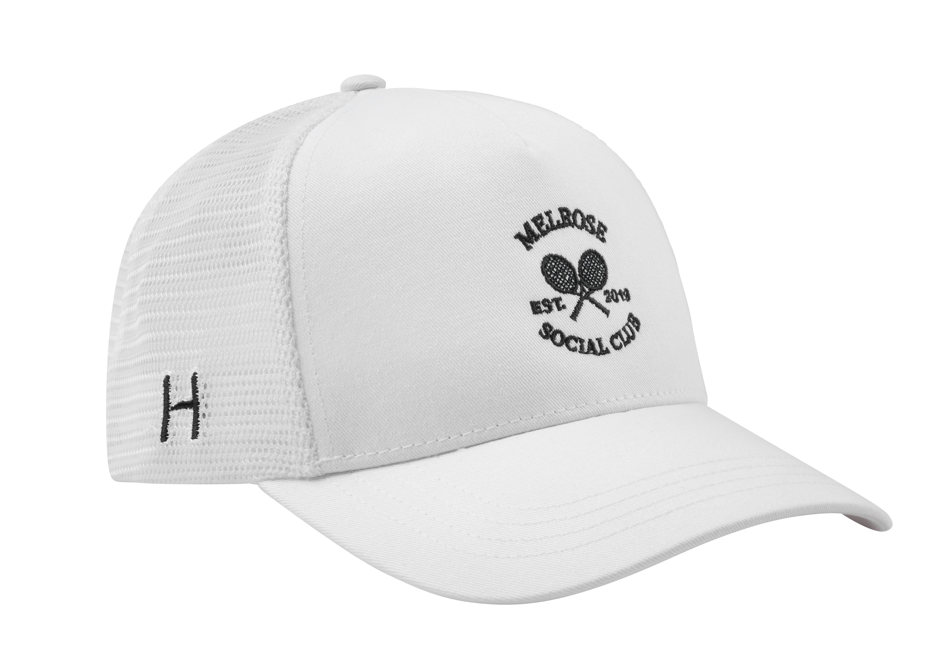 Melrose Social Club Trucker Hat White - Eco-Certified