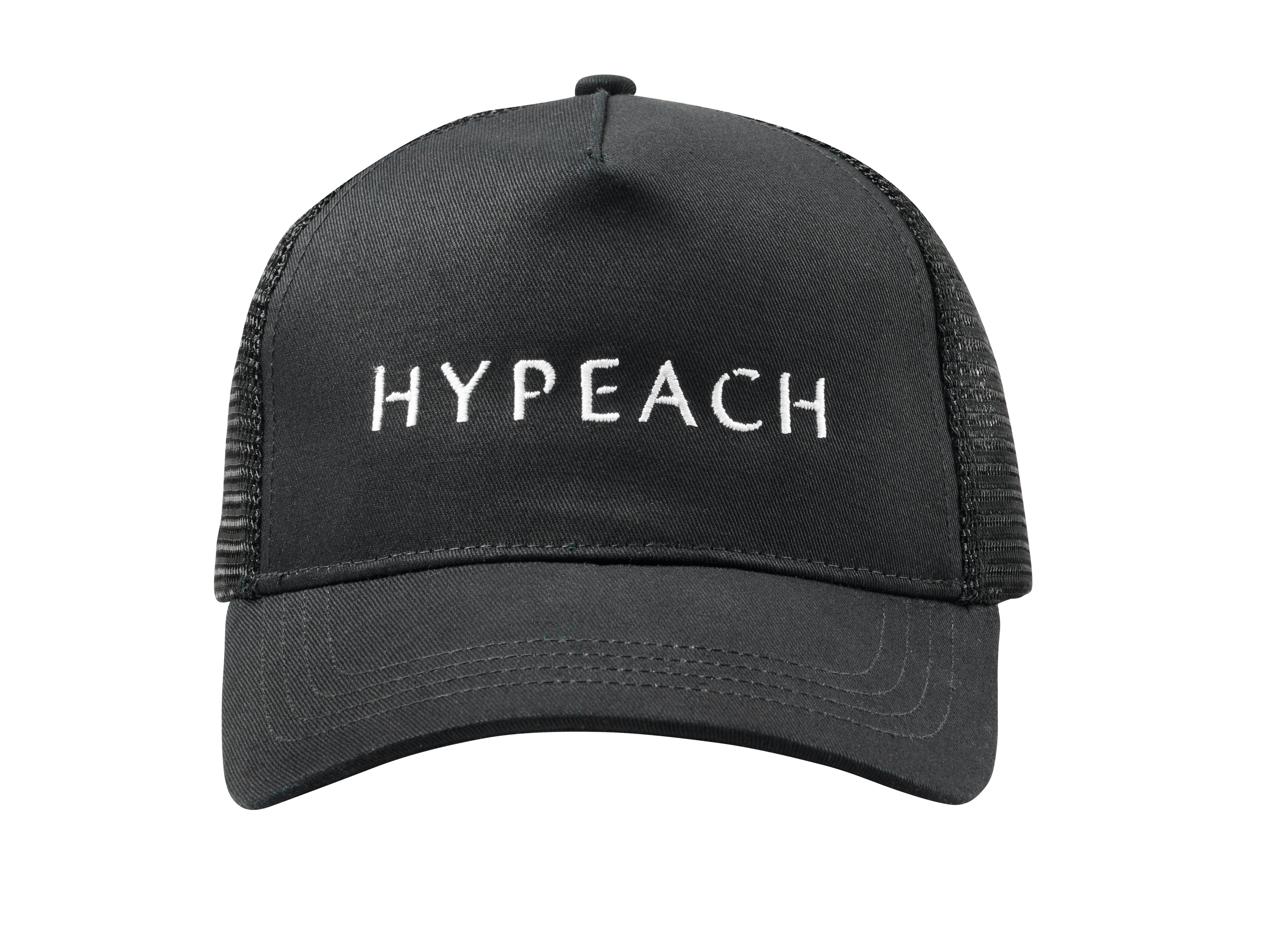 HYPEACH Trucker Hat Black - Eco-Certified