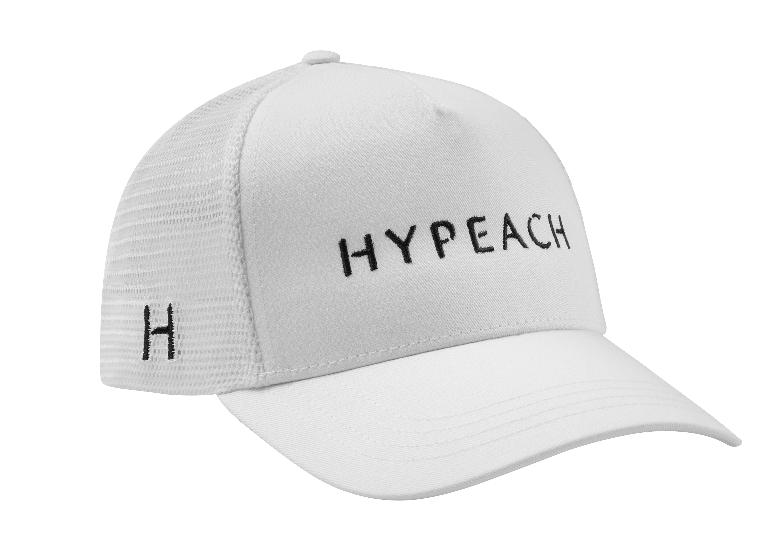 HYPEACH Trucker Hat White - Eco-Certified
