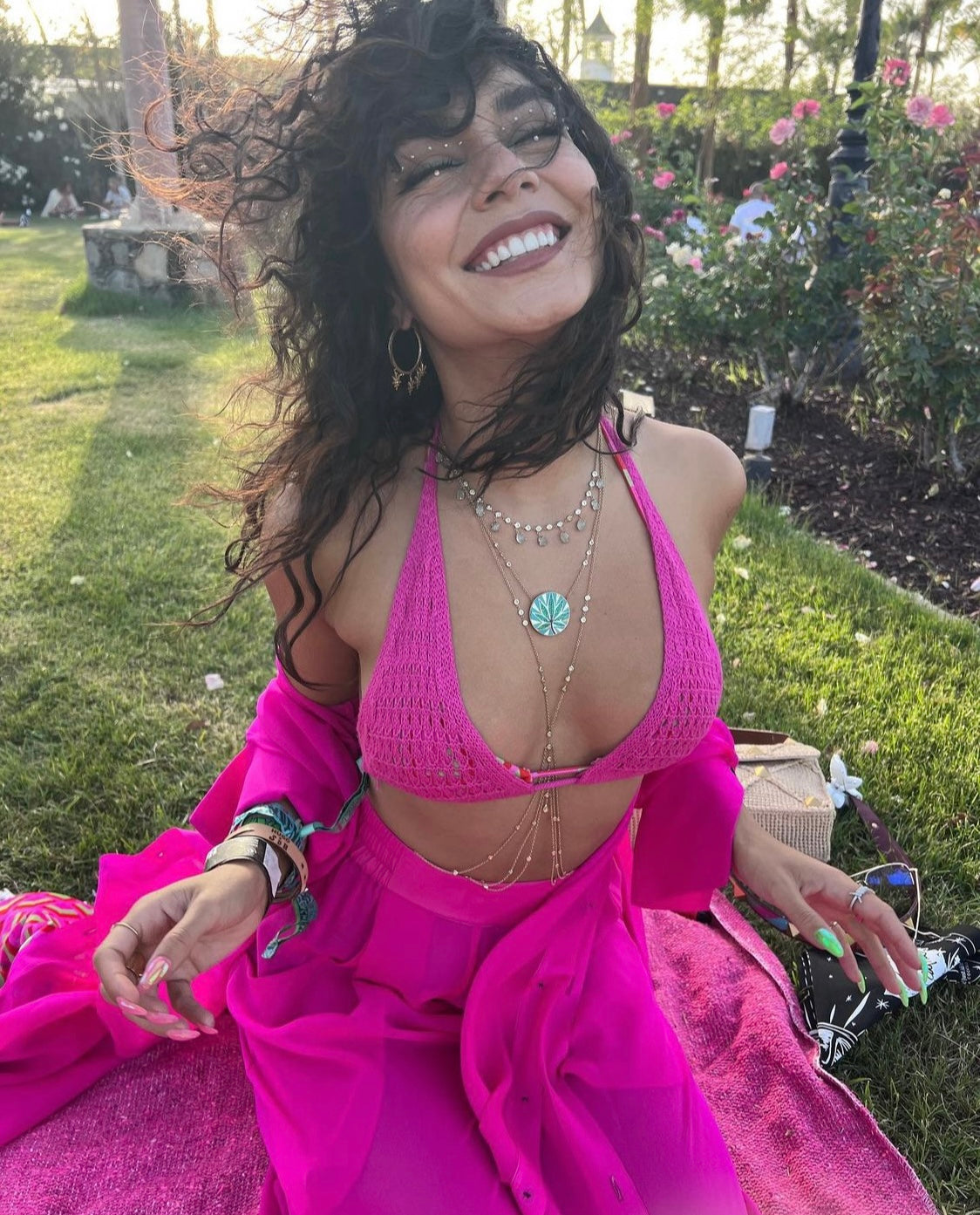 Vanessa Hudgens in Hypeach at Coachella!