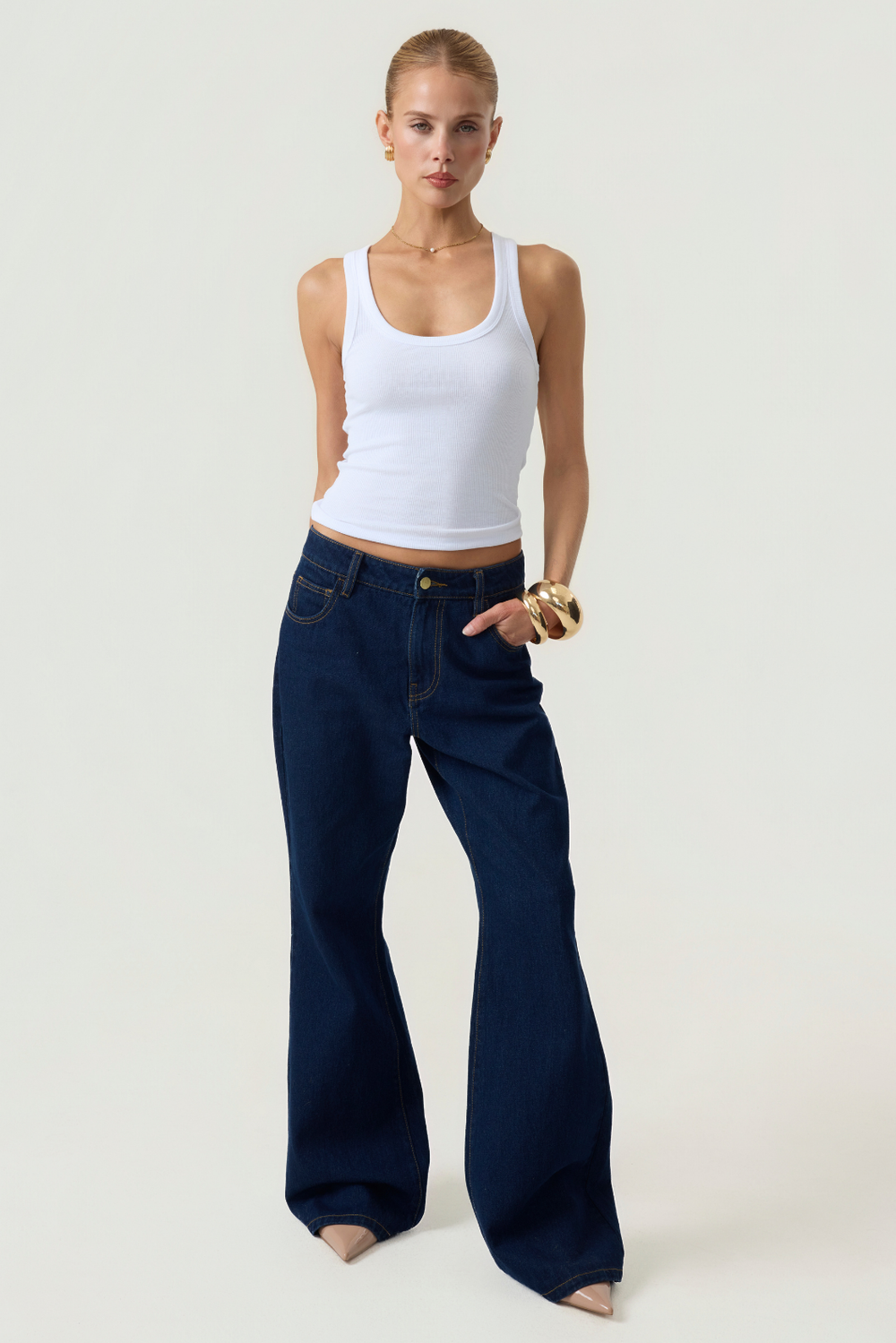 HYPEACH Flare Denim Indigo Eco-Certified