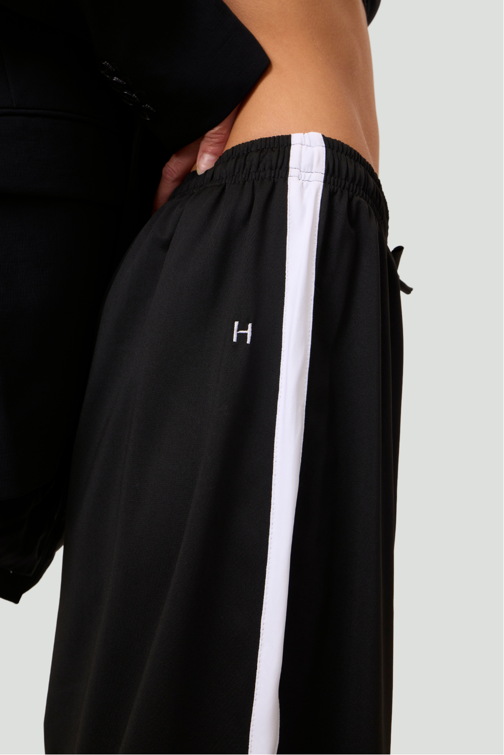 Melrose Social Club Track Pants Black Eco-Certified