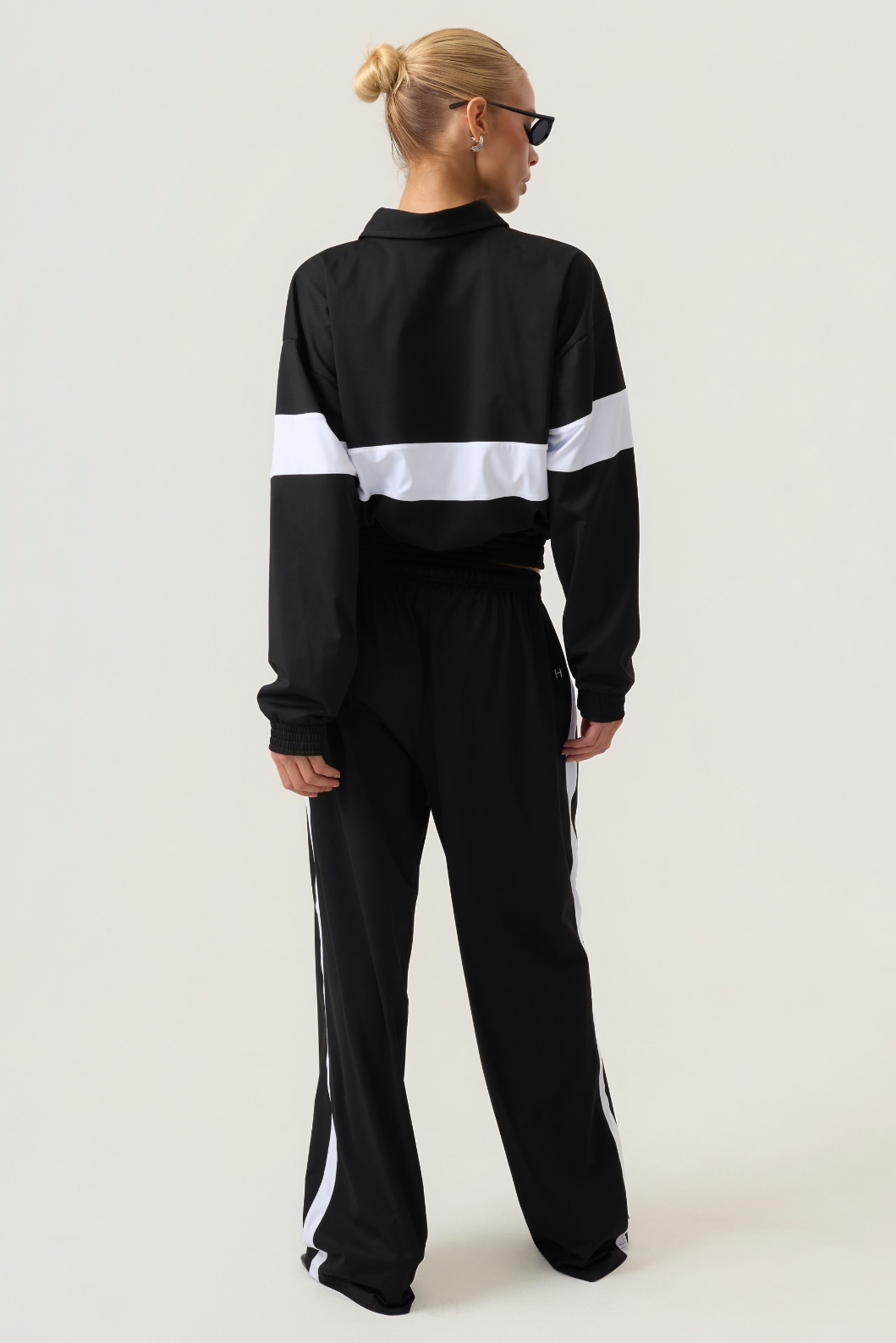 Melrose Social Club Track Pants Black Eco-Certified