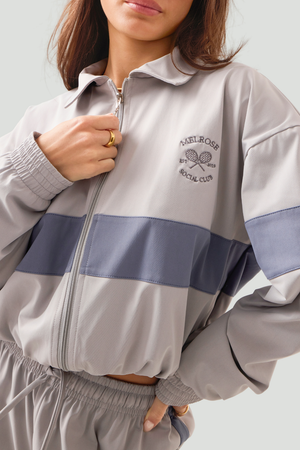 Melrose Social Club Track Jacket Grey Eco-Certified