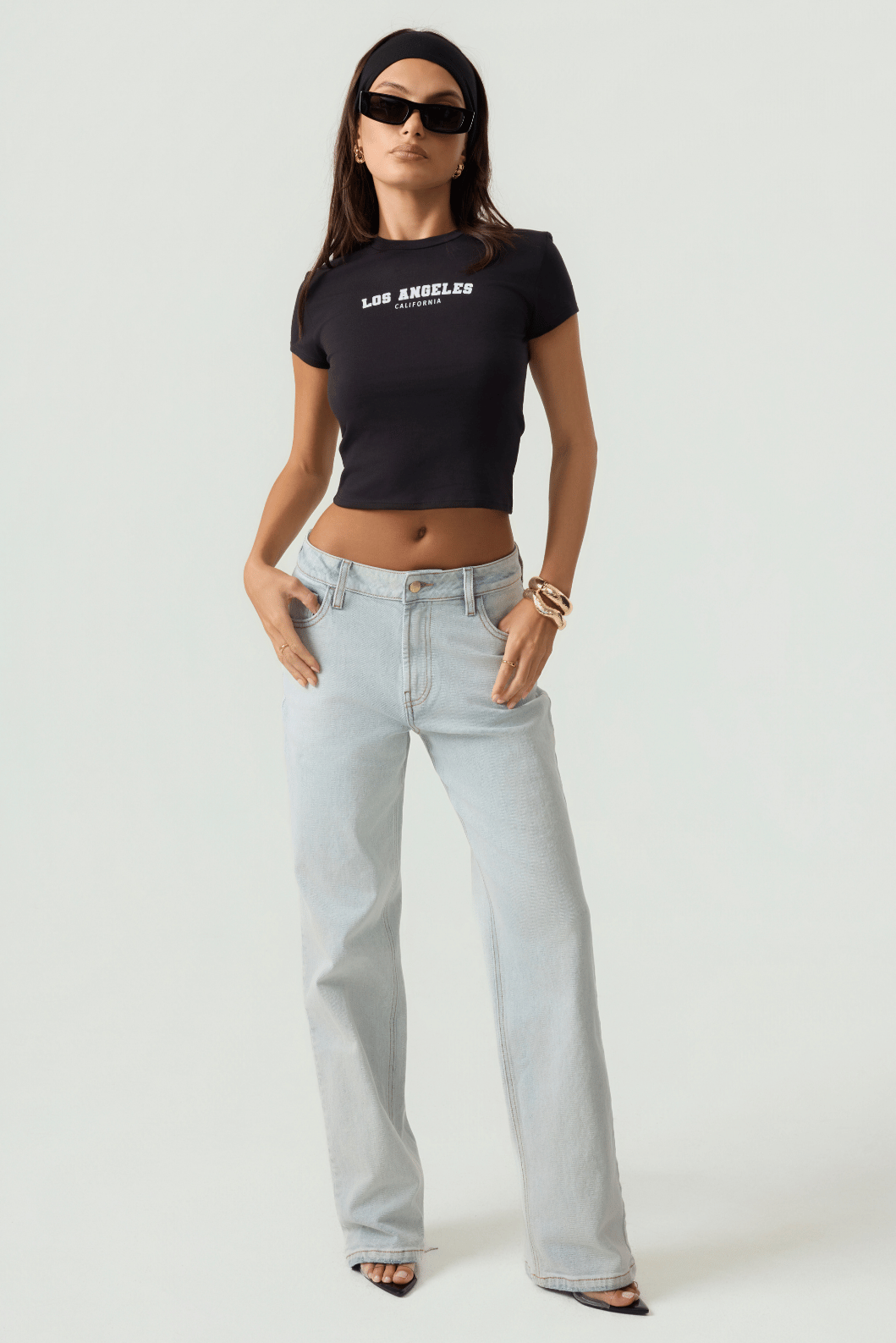 Essential Baby Tee L.A. Black Eco-Certified