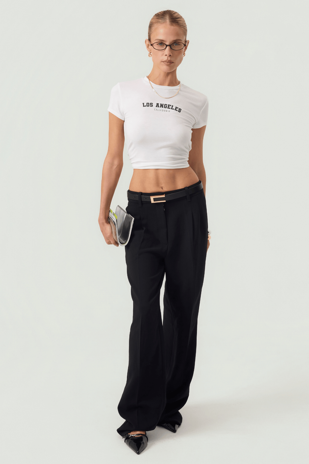 Essential Baby Tee L.A. White Eco-Certified