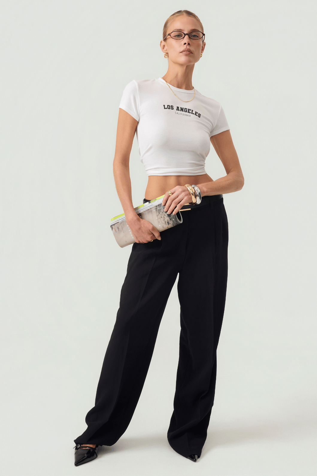 Essential Baby Tee L.A. White Eco-Certified