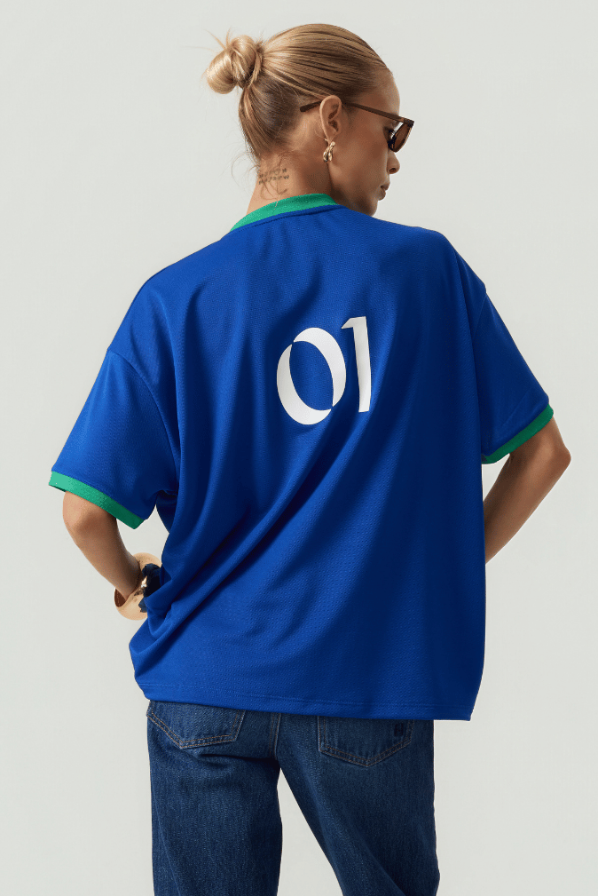 HYPEACH Rugby Jersey Blue Eco-Certified