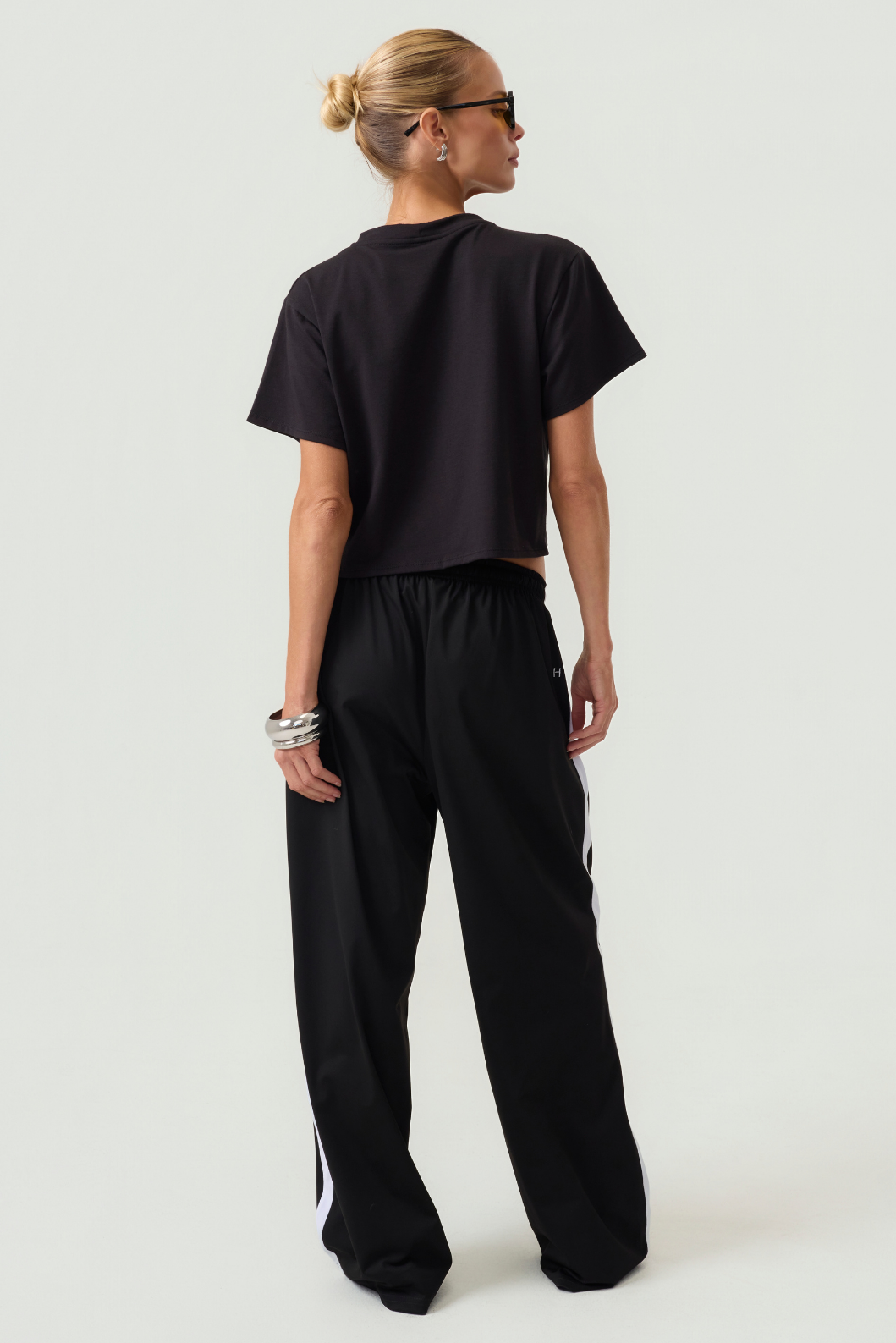 Melrose Social Club Oversized Tee Black Eco-Certified