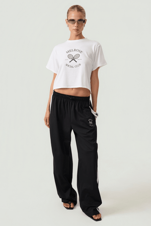 Melrose Social Club Oversized Tee White Eco-Certified