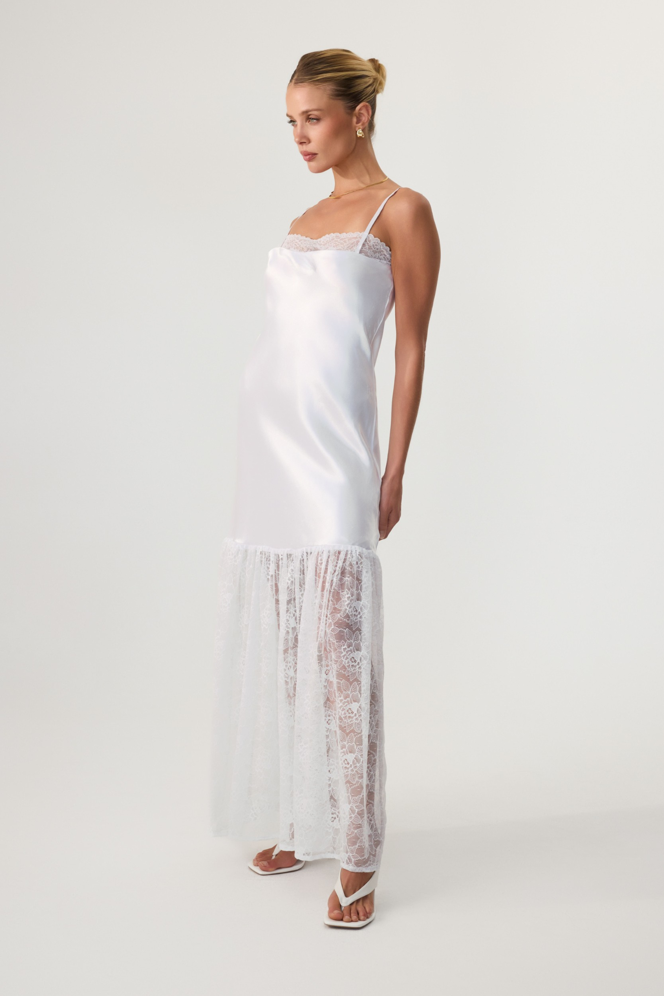 Catalina Maxi Dress White