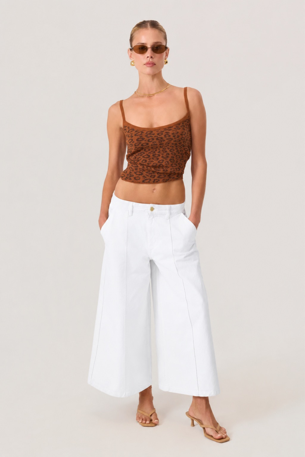 HYPEACH Denim Culottes White - Eco-Certified
