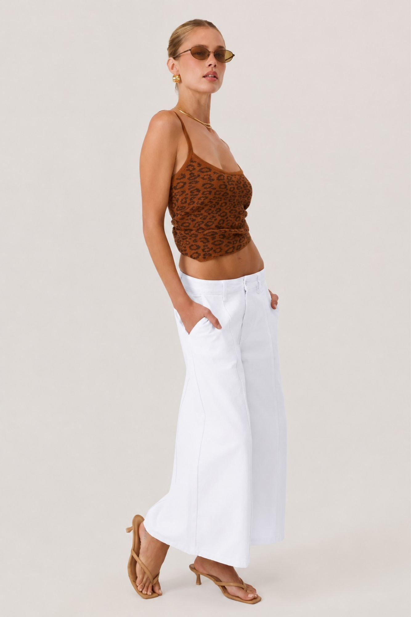 HYPEACH Denim Culottes White - Eco-Certified