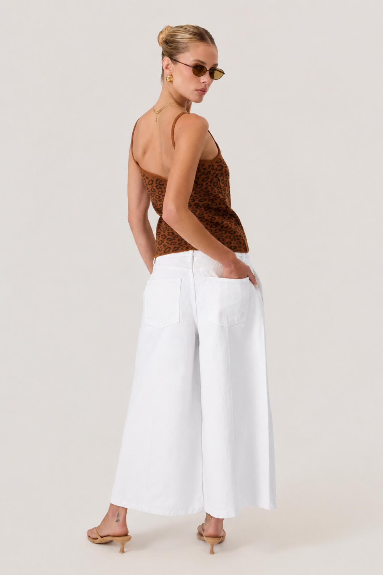 HYPEACH Denim Culottes White - Eco-Certified