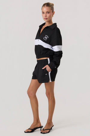 Melrose Social Club Track Shorts Black - Eco-Certified