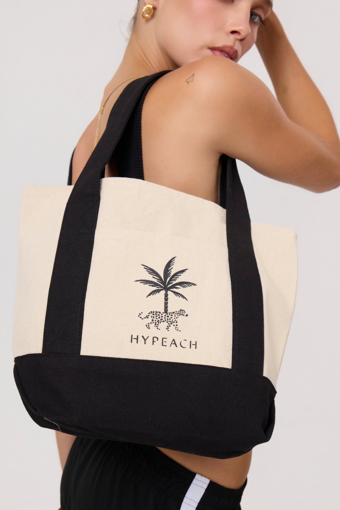 HYPEACH Mini Tote Bag Black- Eco Certified