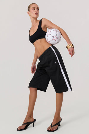 HYPEACH Capri Track Pants Black - Eco-Certified