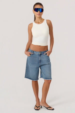 HYPEACH Denim Jorts Medium Wash- Eco-Certified