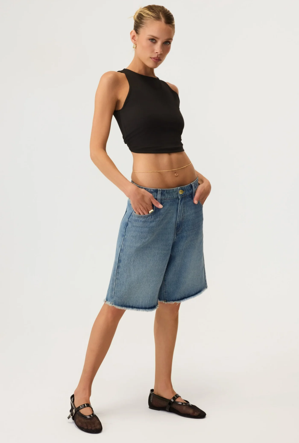 HYPEACH Denim Jorts Medium Wash- Eco-Certified