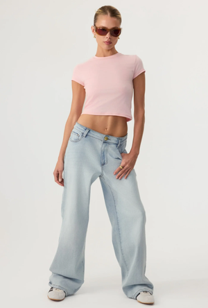 HYPEACH Wide Leg Denim Light Wash- Eco-Certified