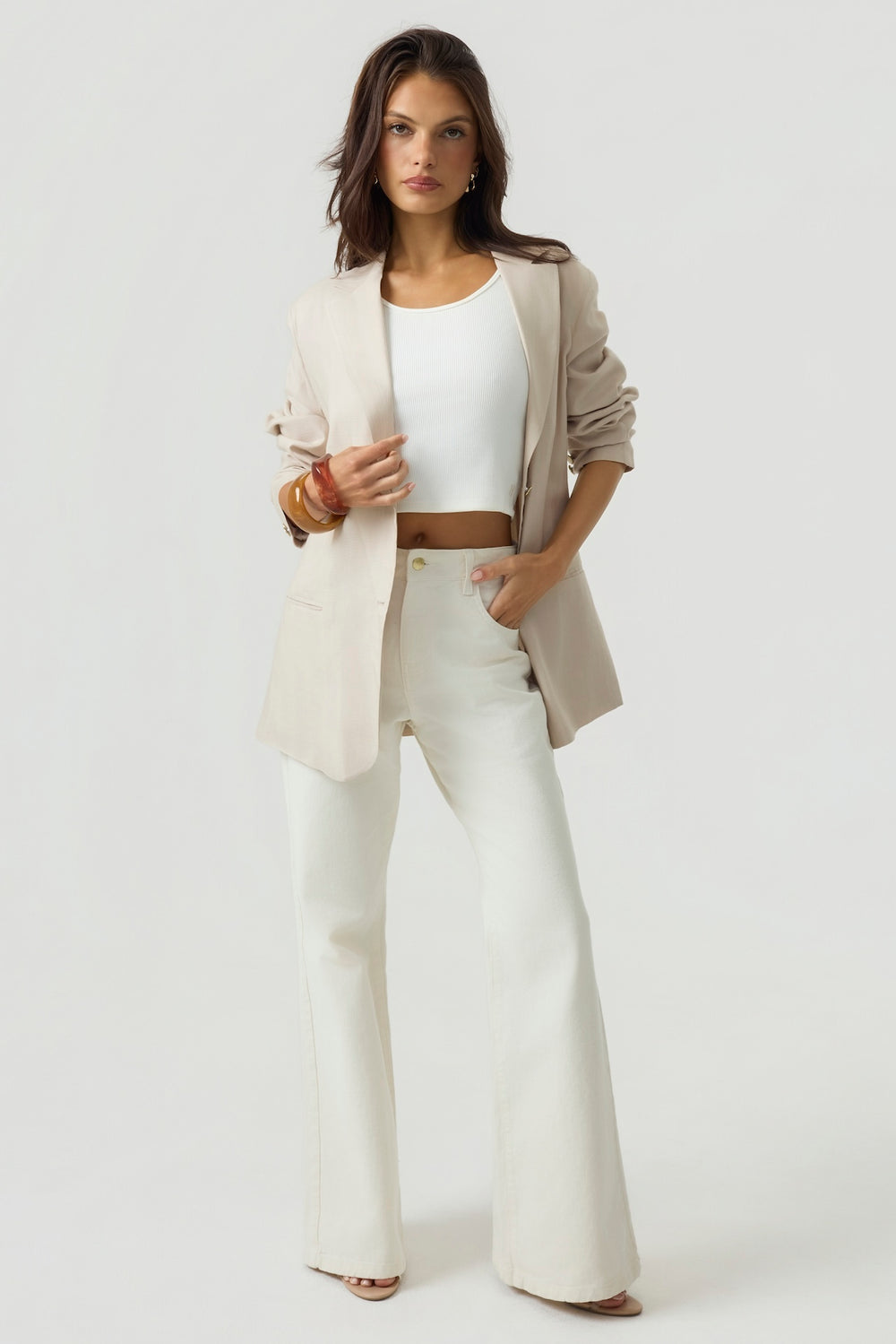 HYPEACH Flare Denim Ivory Eco-Certified