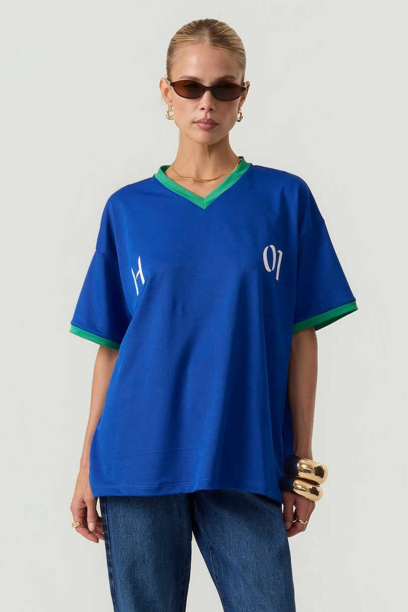 HYPEACH Rugby Jersey Blue Eco-Certified