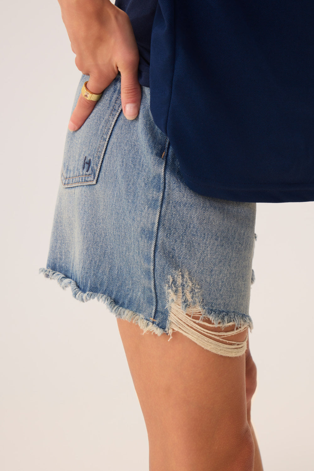 HYPEACH Denim Shorts Medium Wash- Eco-Certified