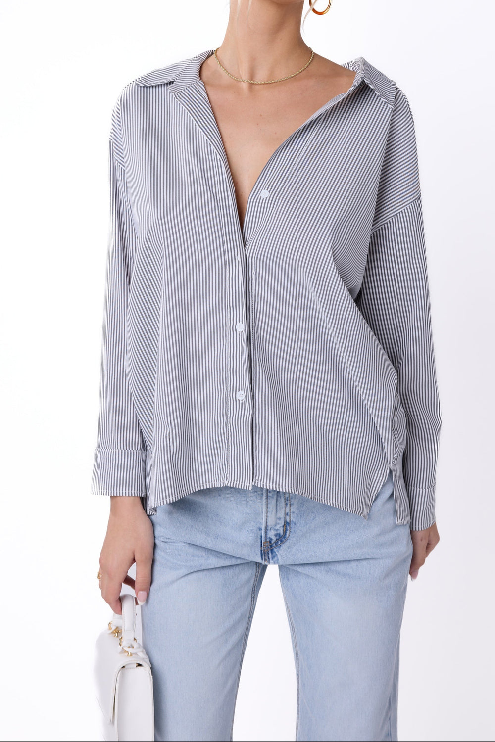 Classic Poplin Striped Shirt