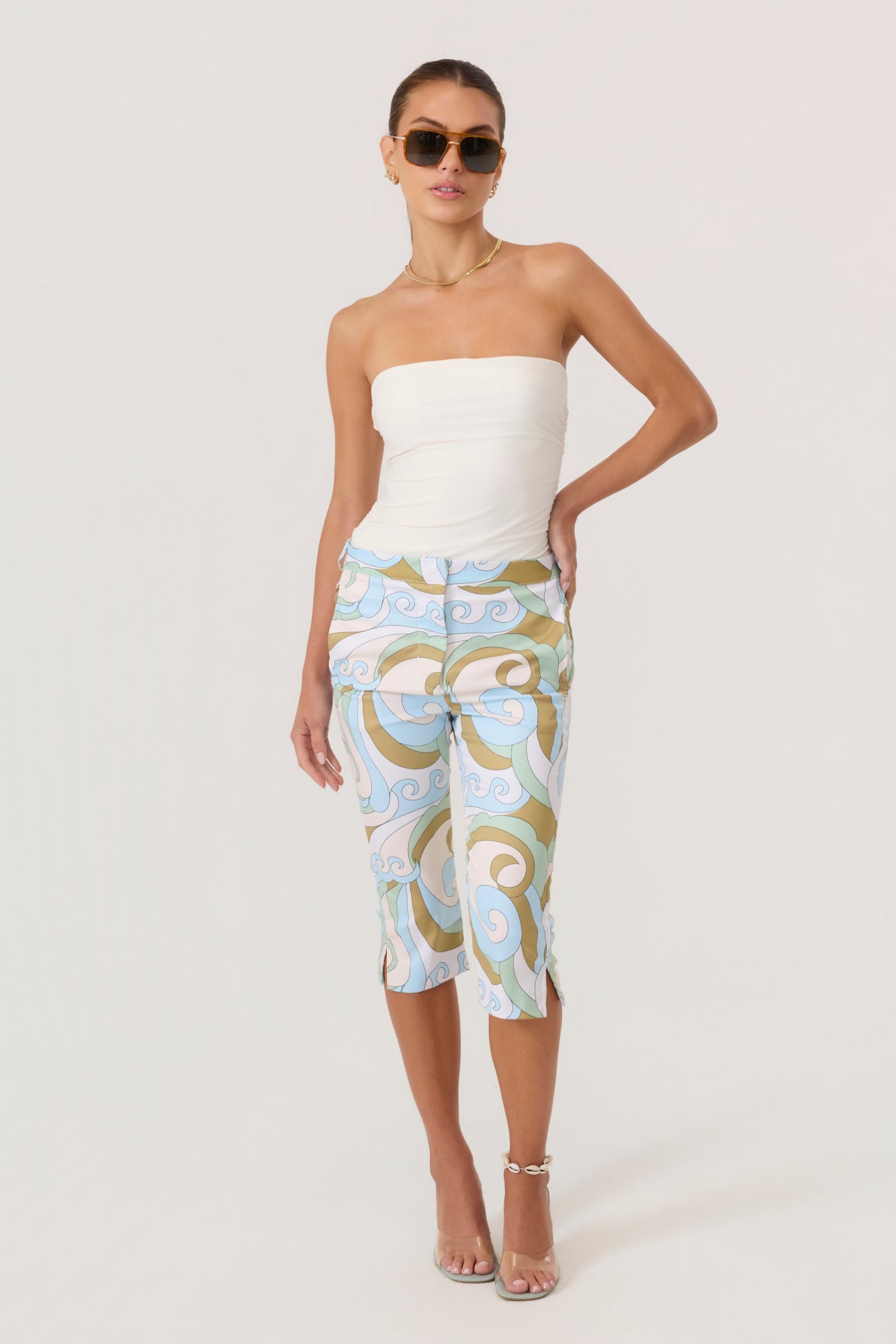 Laguna Capri Pants Multi - Eco-Certified