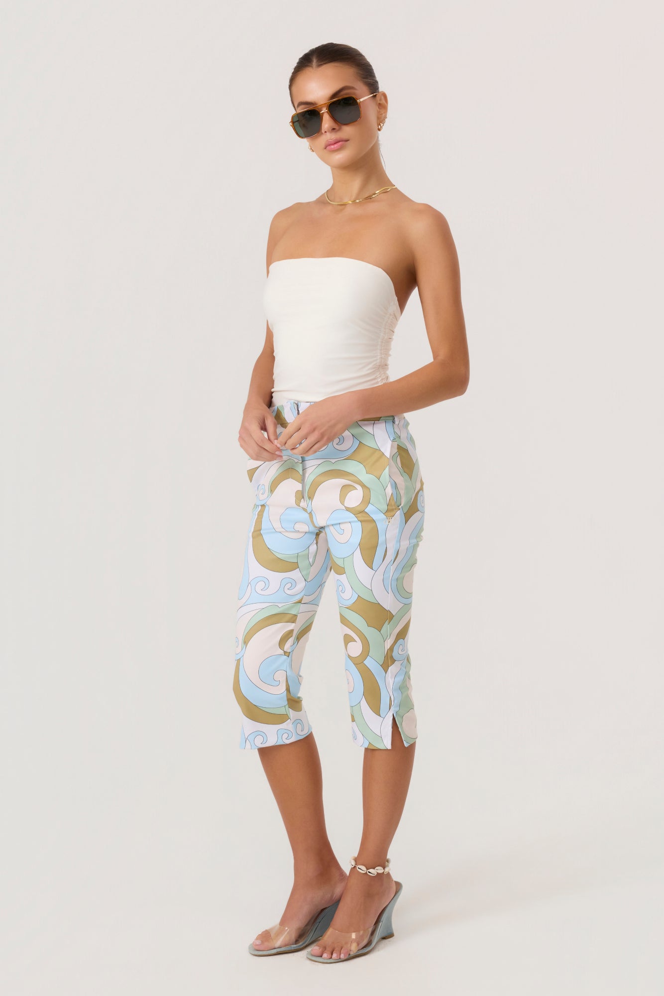 Laguna Capri Pants Multi - Eco-Certified