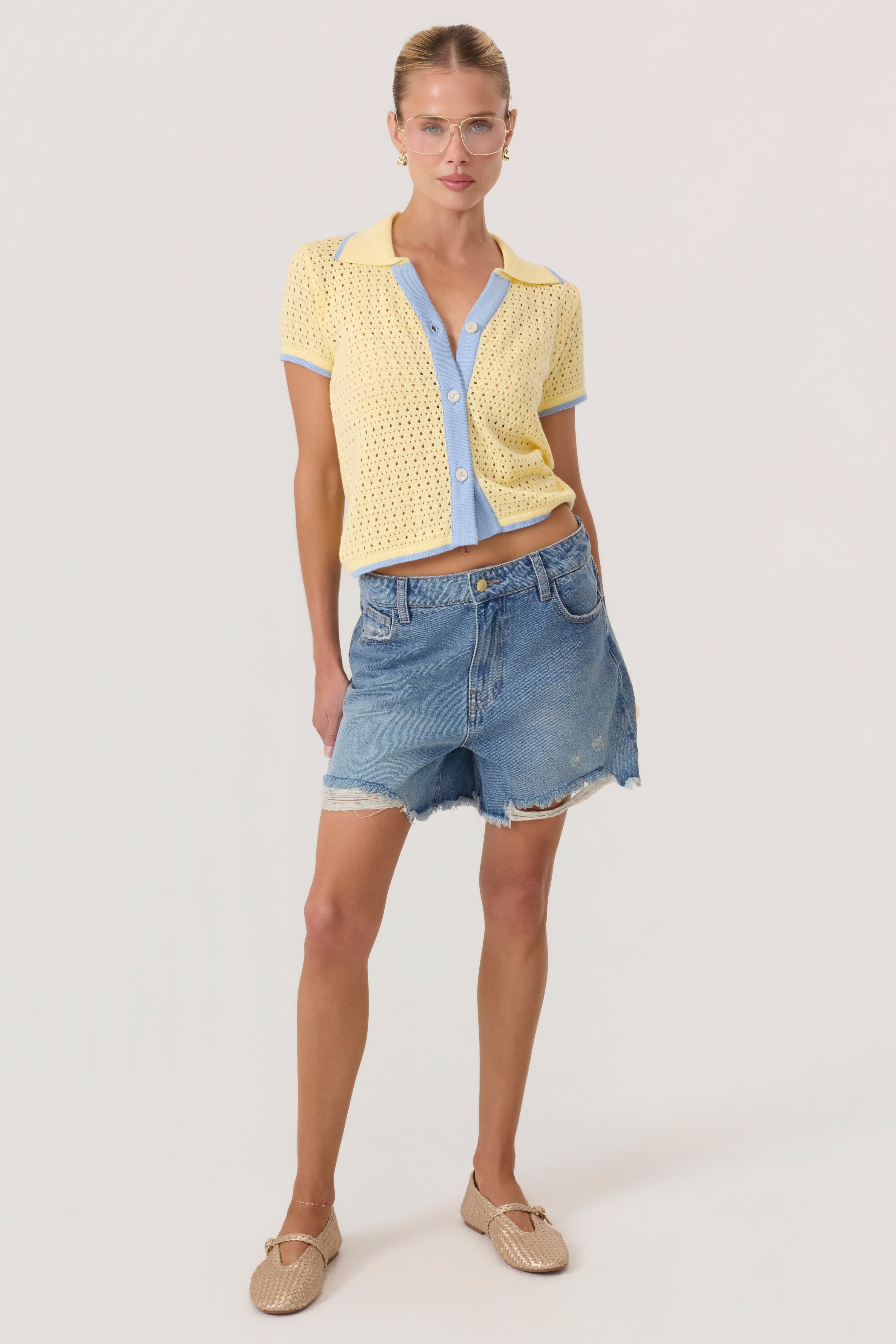 HYPEACH Denim Shorts Medium Wash- Eco-Certified