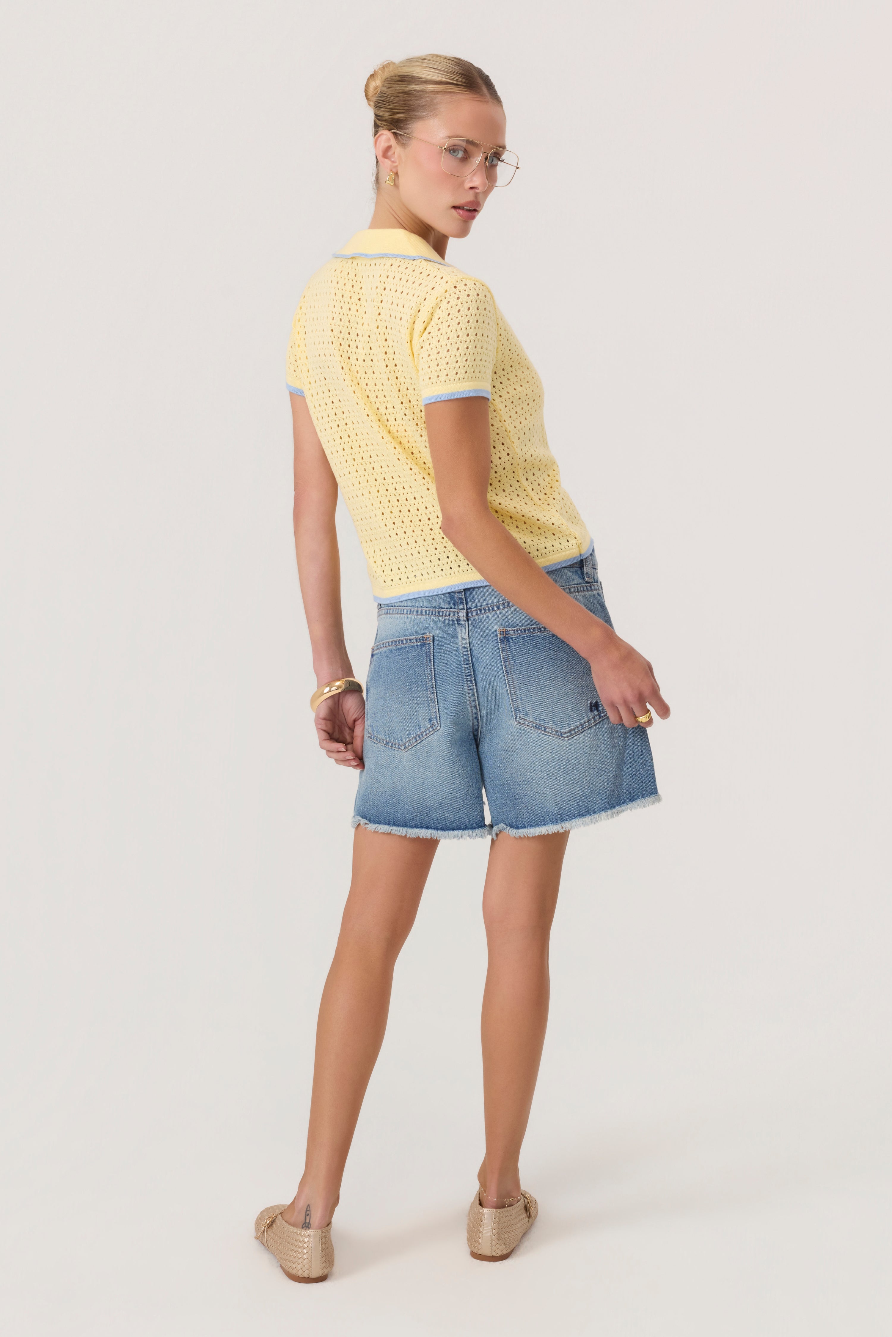 HYPEACH Denim Shorts Medium Wash- Eco-Certified