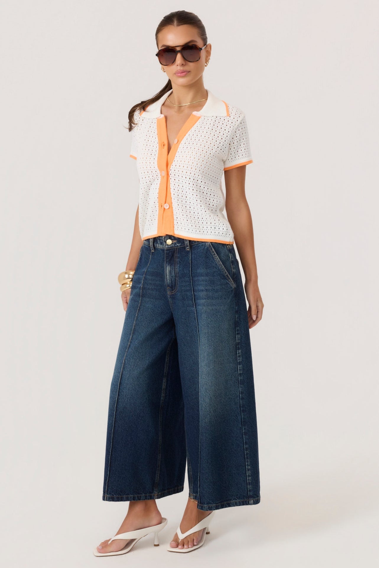 HYPEACH Denim Culottes Dark Wash - Eco-Certified