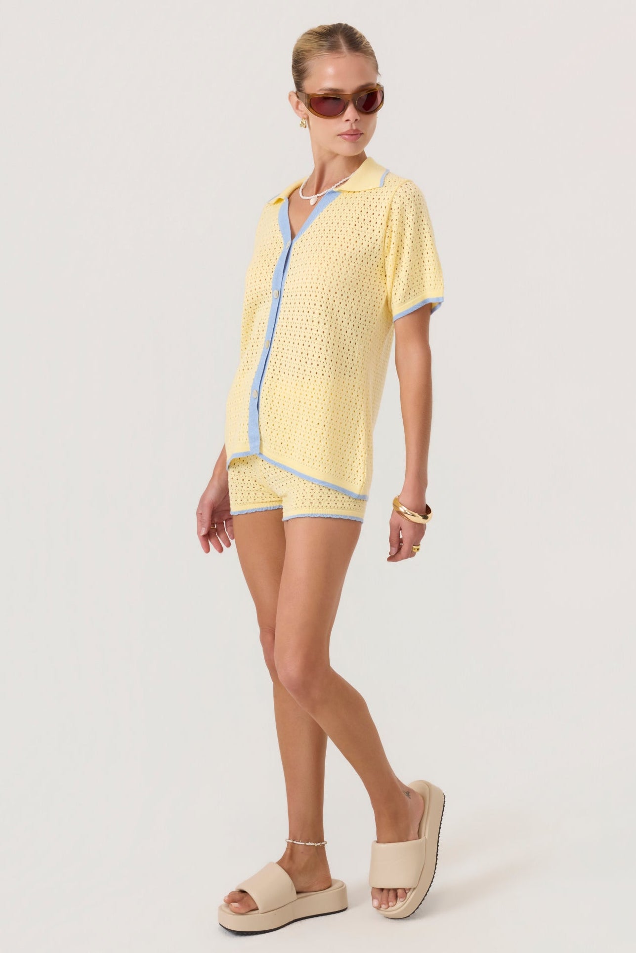 Newport Oversized Shirt Butter Yellow - Eco-Certified