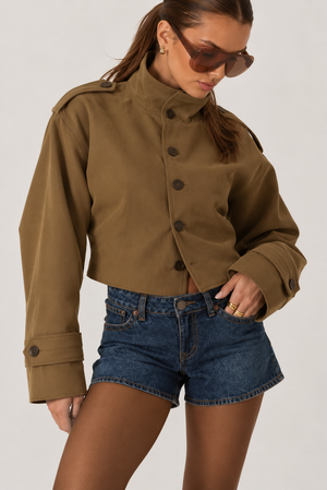 HYPEACH Denim Bootie Shorts Dark Wash - Eco-Certified