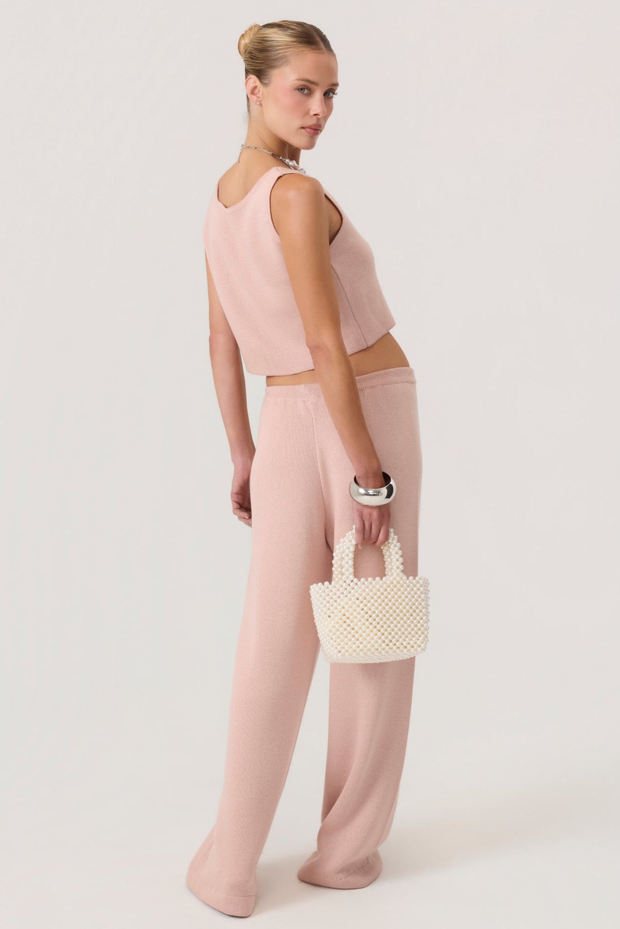 Cloud Knit Tank Pink - Eco-Certified