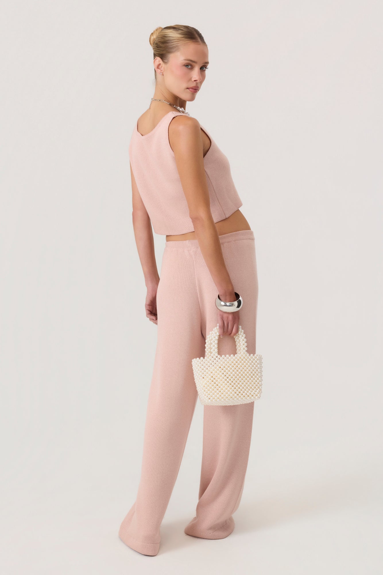 Cloud Knit Tank Pink - Eco-Certified