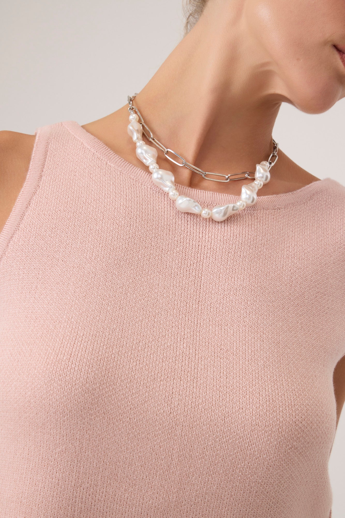 Cloud Knit Tank Pink - Eco-Certified