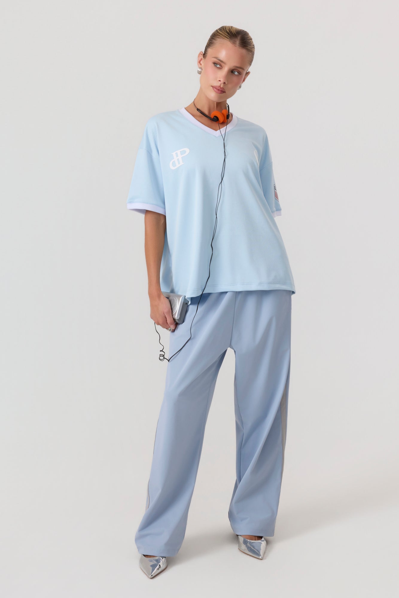Rugby Jersey Top Sky Blue - Eco-Certified