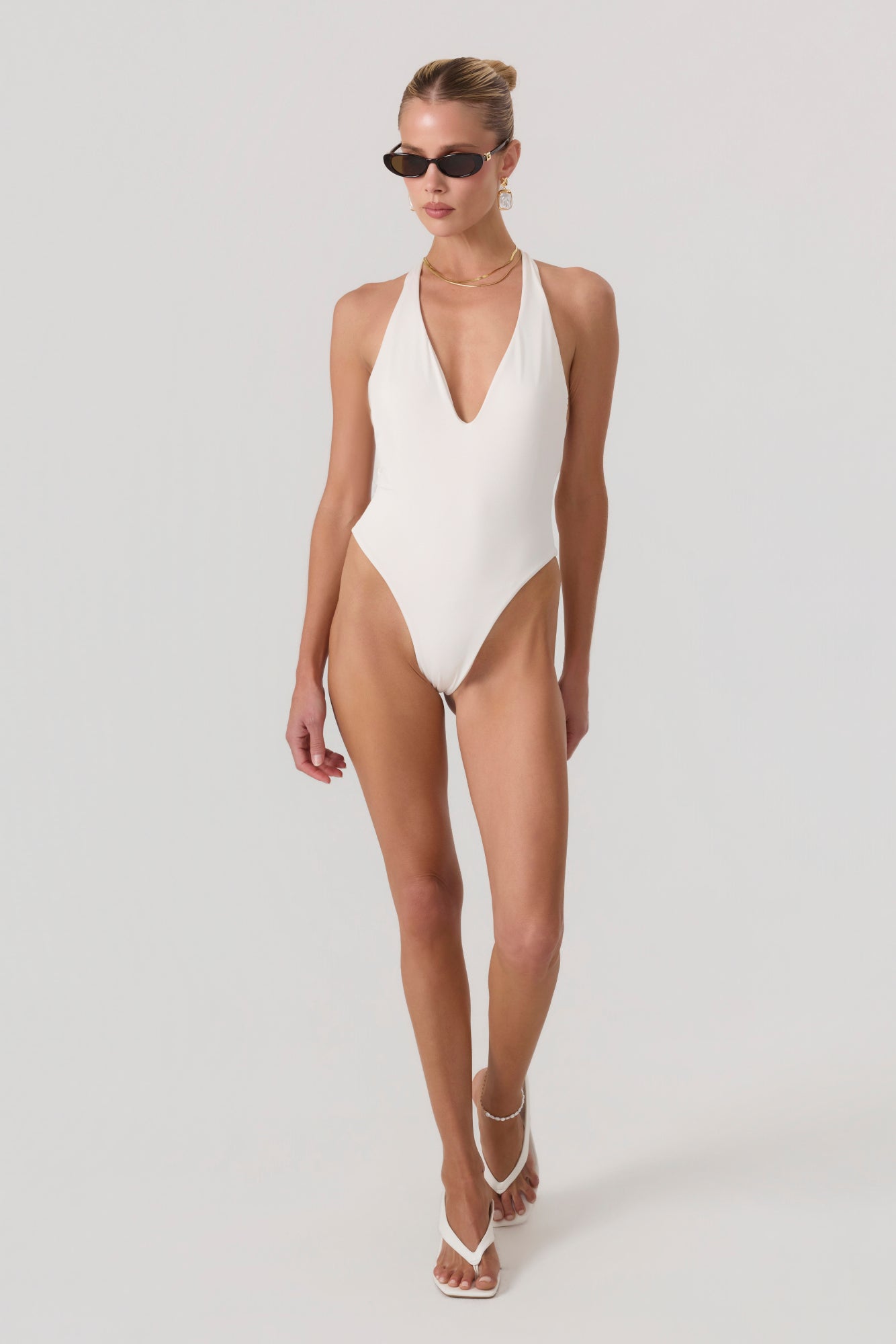 Sophi One Piece Swimsuit Ivory - Eco-Certified