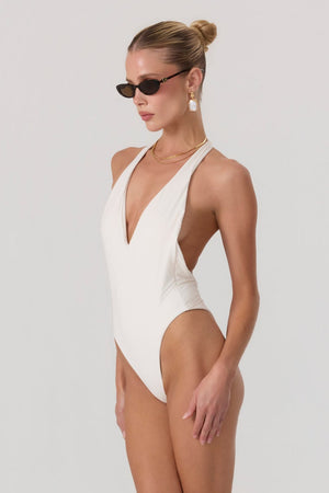 Sophi One Piece Swimsuit Ivory - Eco-Certified