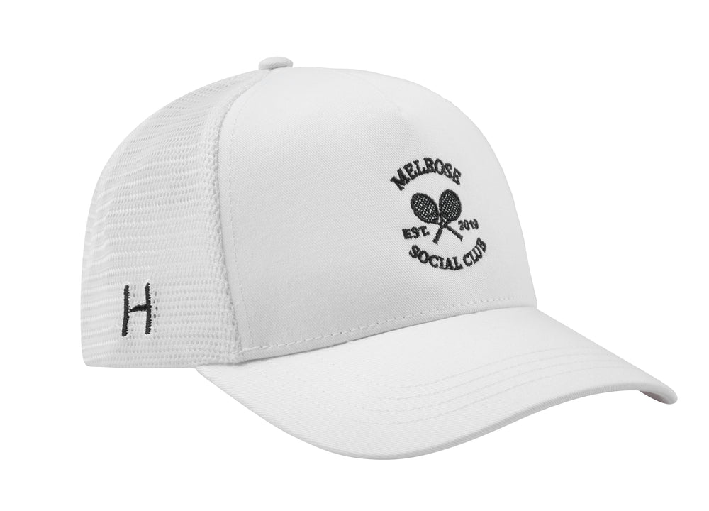 Melrose Social Club Trucker Hat White