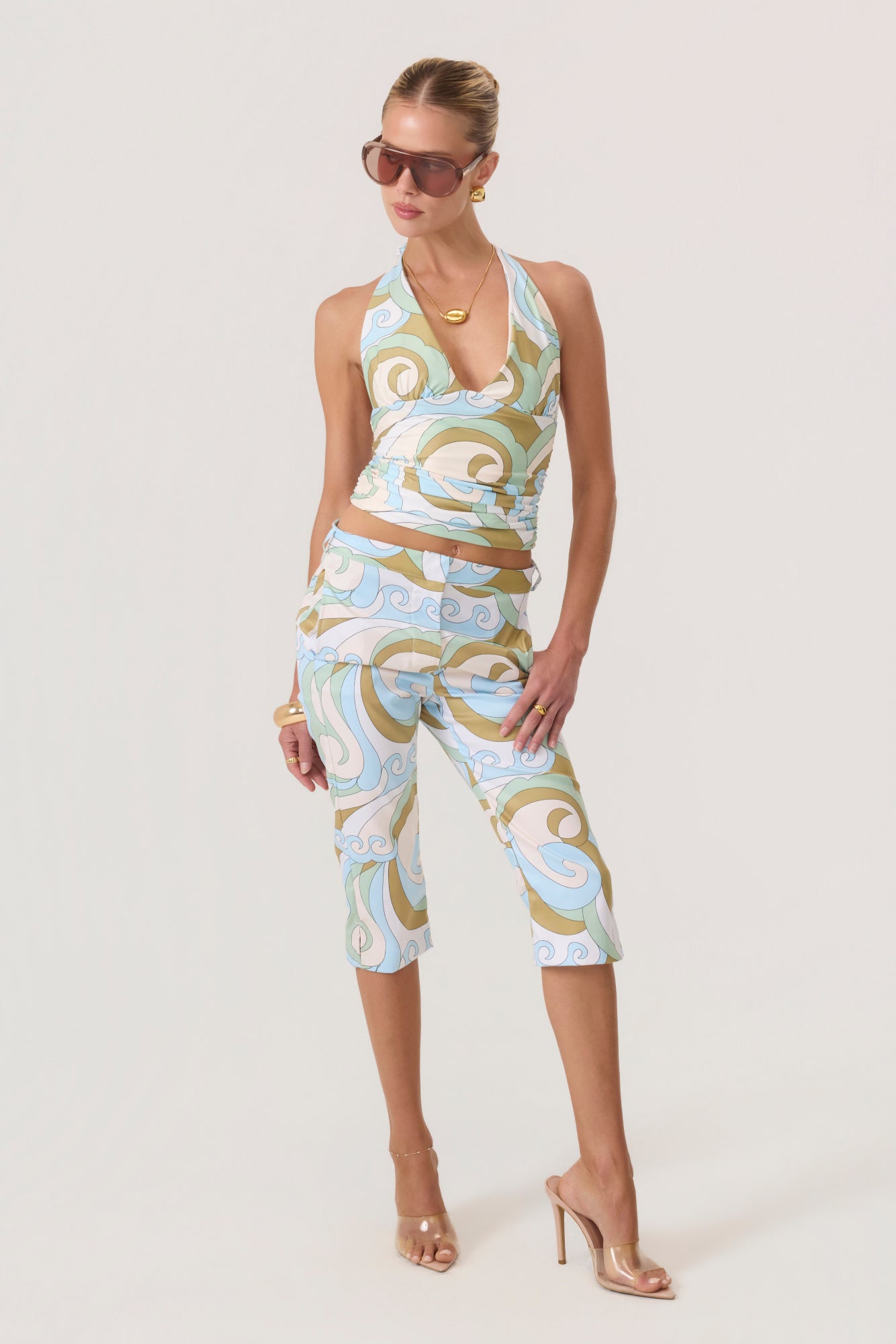Pacifica One Piece Tube Top Swimsuit Multi - Eco-Certified