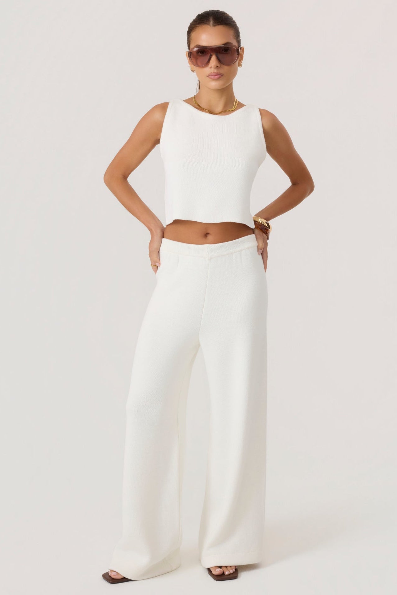 Cloud Knit Tank Ivory - Eco-Certified