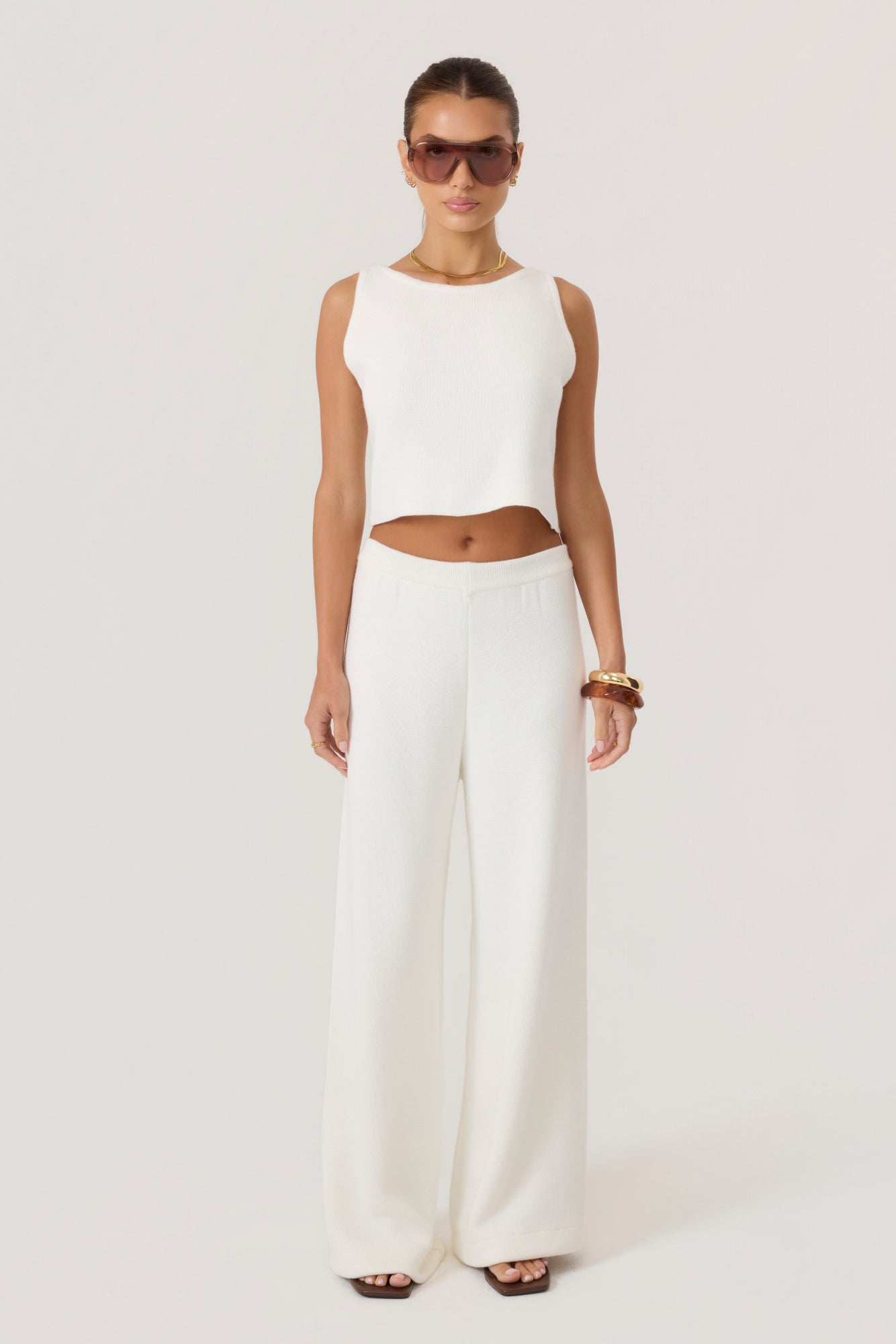Cloud Knit Pants Ivory - Eco-Certified