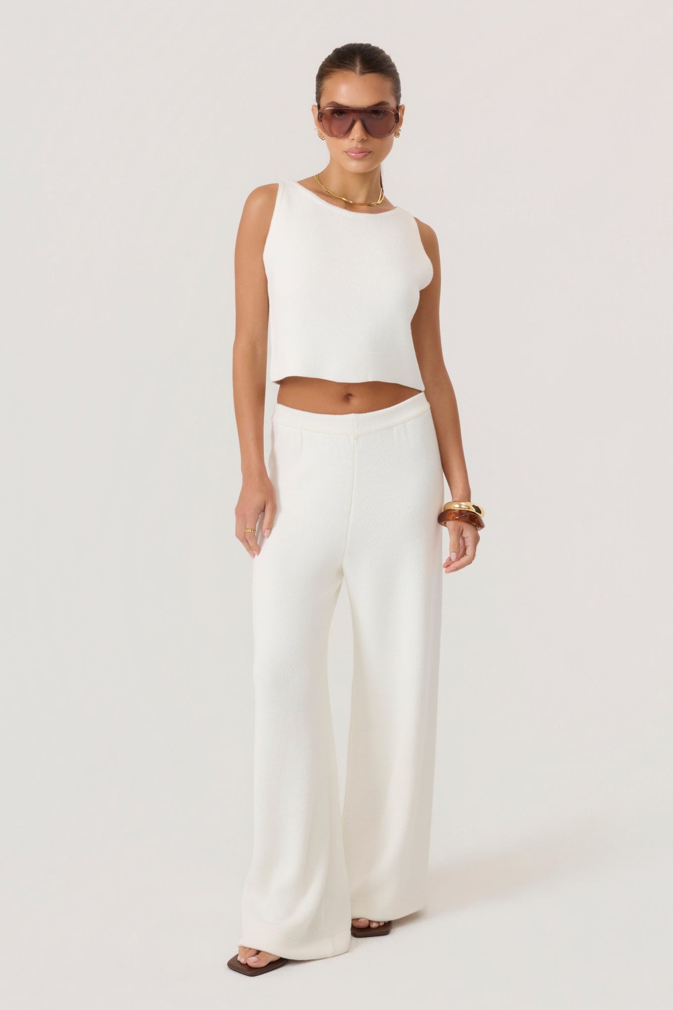 Cloud Knit Pants Ivory - Eco-Certified